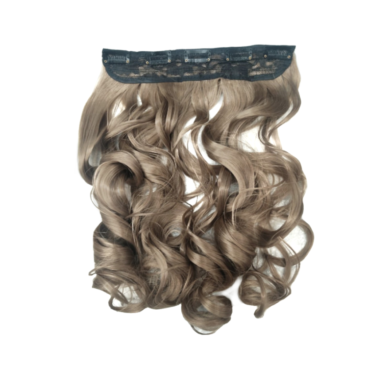 1 Piece Wavy 5 Clip Synthetic Hair Extension XXL 60cm - 18m22 Ash Blonde 1 Piece Wavy 5 Clip Synthetic Hair Extension XXL 60cm - 18m22 Ash Blonde