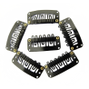 100 Piece Extra Hold Extension Clip Pack - Black