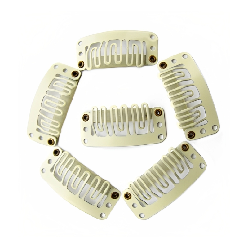 100 Piece Extra Hold Extension Clip Pack - Blonde