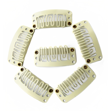 100 Piece Extra Hold Extension Clip Pack - Blonde