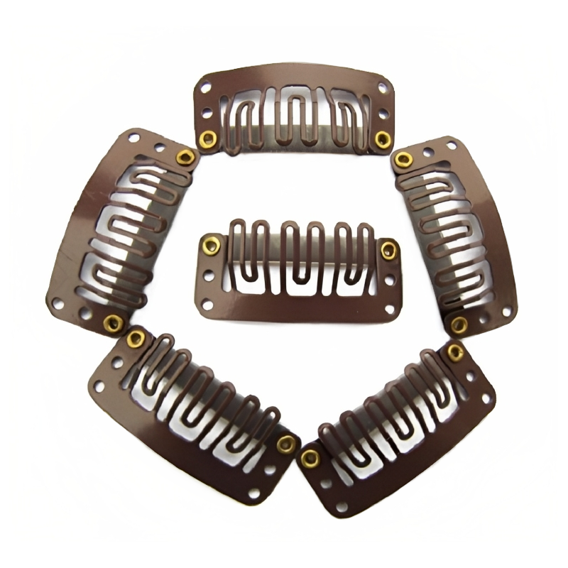 100 Piece Extra Hold Extension Clip Pack - Light Brown 100 Piece Extra Hold Extension Clip Pack - Light Brown