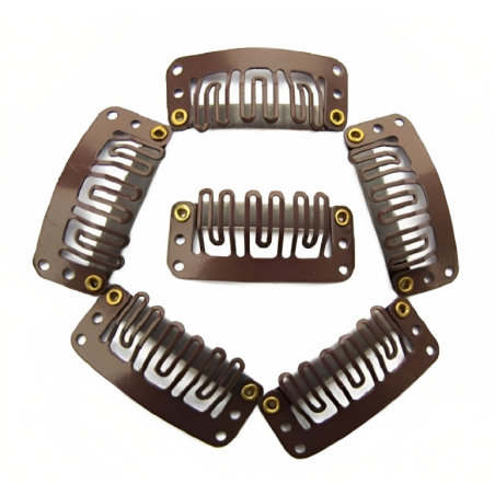 48 Piece Extra Hold Extension Clip Pack - Light Brown