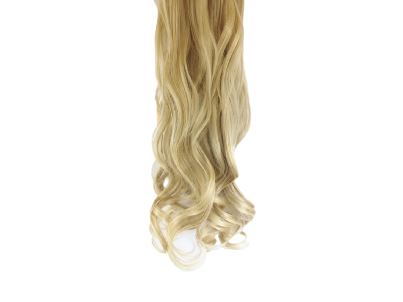 10 Piece Wavy Long 55-60cm Full Head Clip-on Hair Extensions XXL - 22-613 Light Blonde Mix