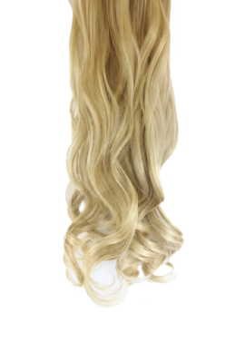 10 Piece Wavy Long 55-60cm Full Head Clip-on Hair Extensions XXL - 22-613 Light Blonde Mix