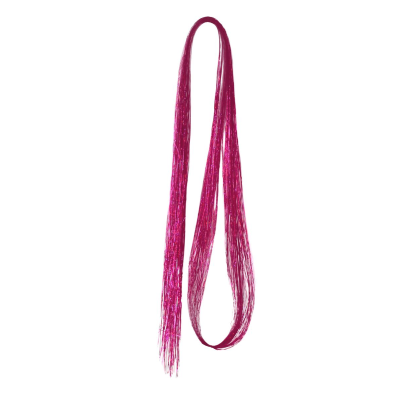 Tie-On Vibrant Hair Tinsel 90cm - 100 Pack - Pink Tie-On Vibrant Hair Tinsel 90cm - 100 Pack - Pink