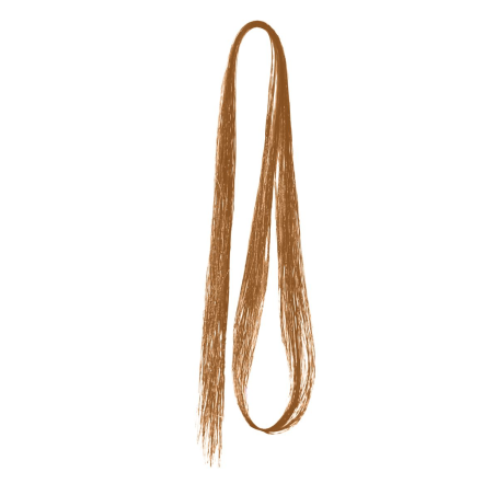 Tie-On Vibrant Hair Tinsel 90cm - 100 Pack - Copper