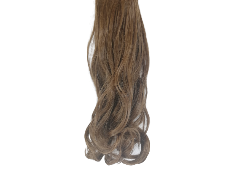 10 Piece Wavy Long 55-60cm Full Head Clip-on Hair Extensions XXL - 4M-30 Chocolate Brown Mix