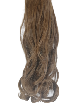 10 Piece Wavy Long 55-60cm Full Head Clip-on Hair Extensions XXL - 4M-30 Chocolate Brown Mix