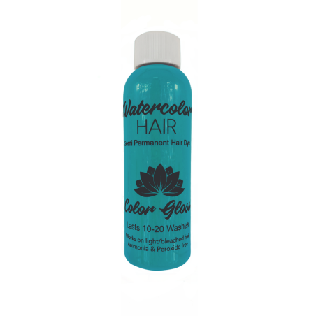 Watercolor Semi-Permanent Liquid Hair Dye 100ml - Light Teal-Blue