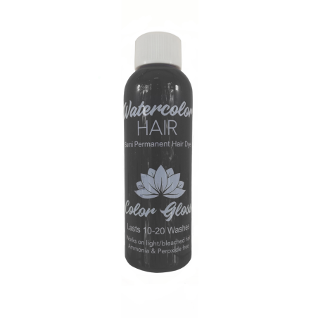 Watercolor Semi-Permanent Liquid Hair Dye 100ml - Medium Grey